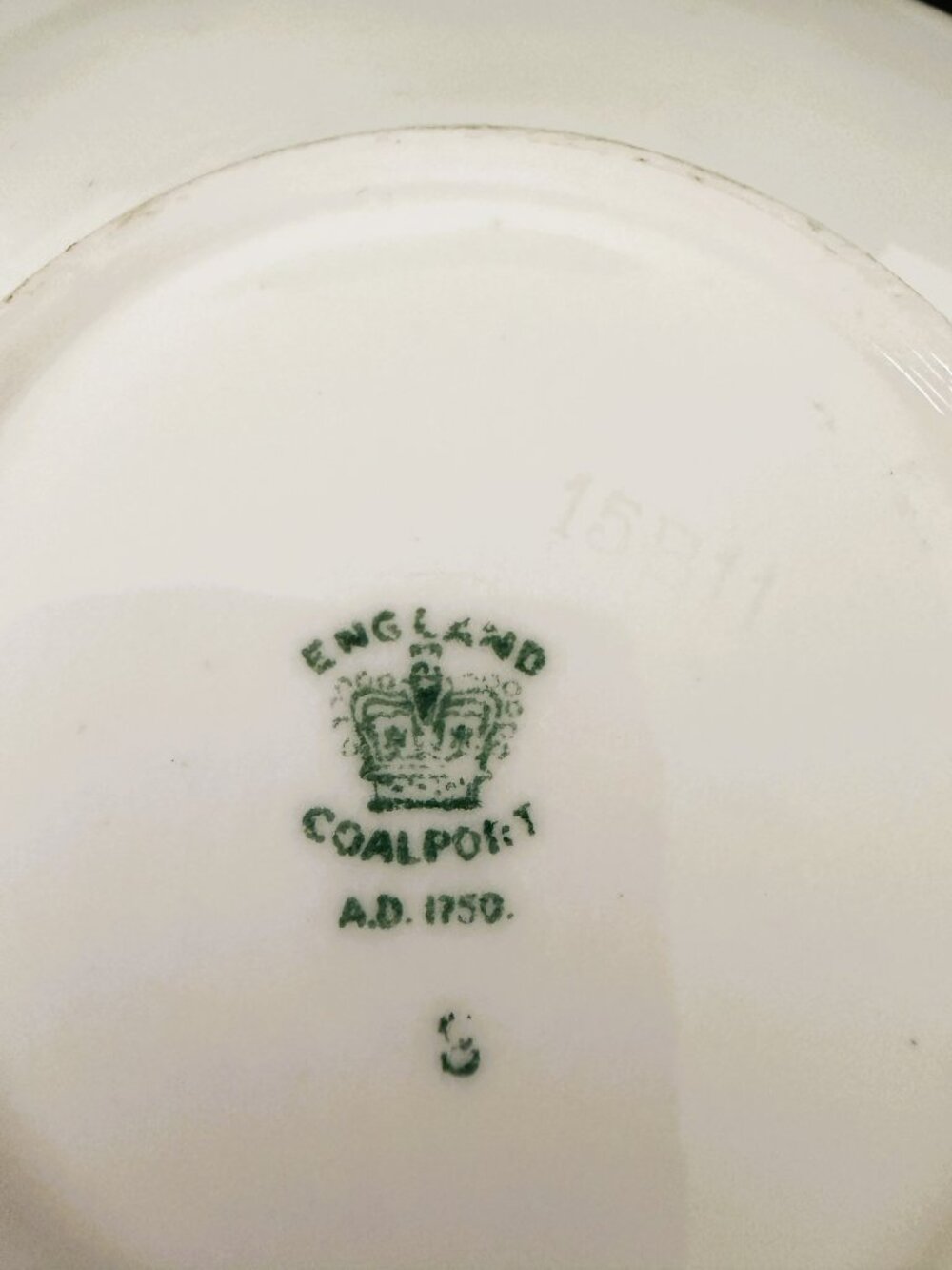 Coalport Indian Tree Saucers (6) for Teacups Scalloped Edge England - Picture 5 of 5